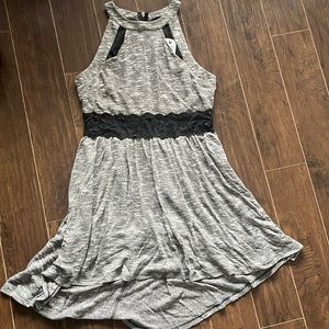 Hi-low dress with cutouts